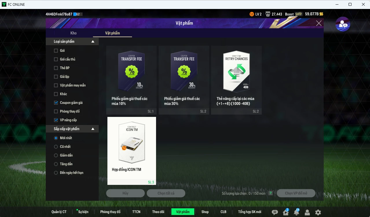 Ảnh [ACC Độc,Lạ] Real Madrid 5260b có CR7 TY20+8 (limited,bù) , Ronaldo LH, Bellingham TY23, Essien ICON