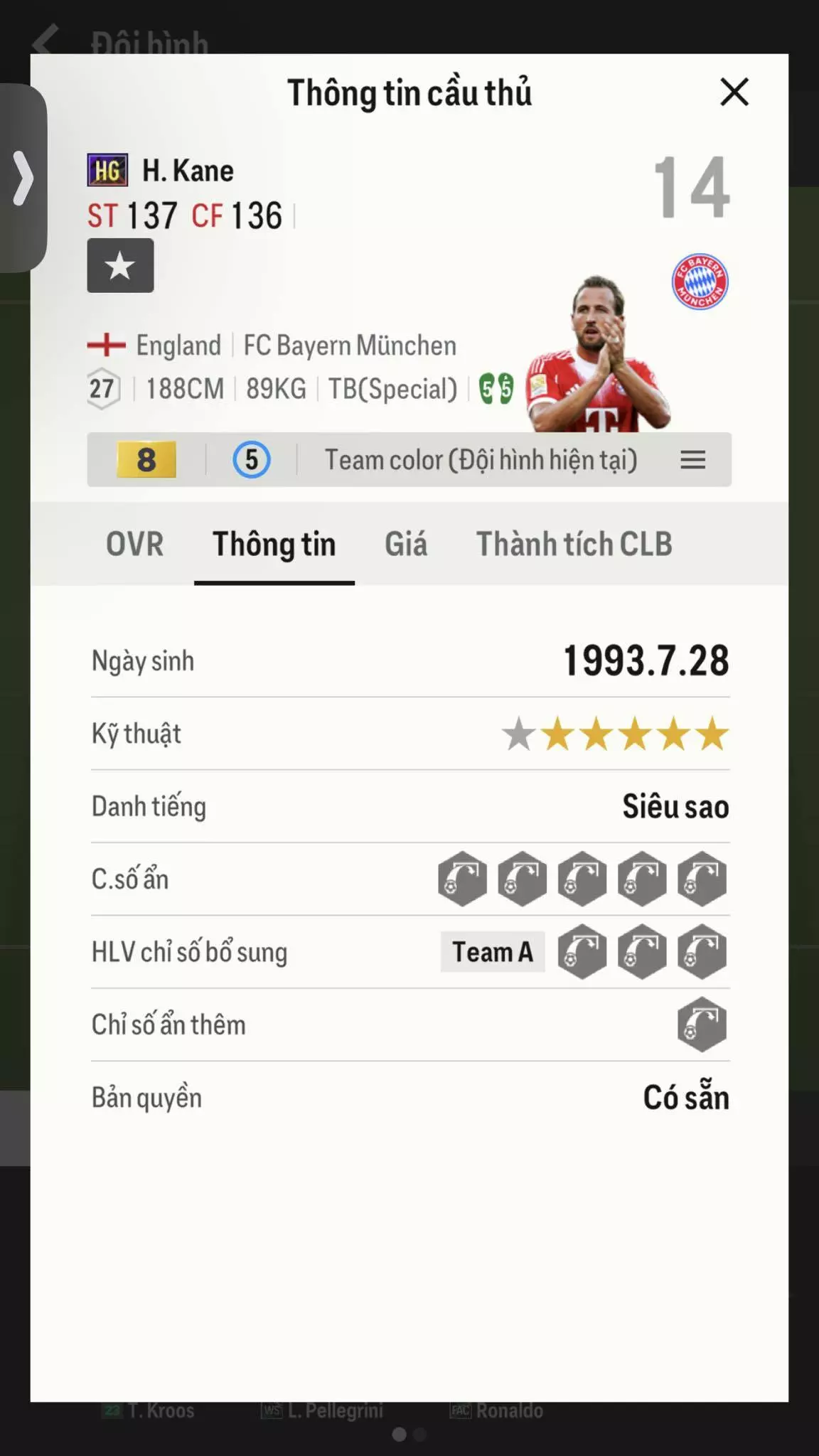 KHI HARRY KANE HG+8 SỞ HỮU DÀN CHỈ SỐ ẨN BÁ ĐẠO NHẤT LỊCH SỬ FCO!