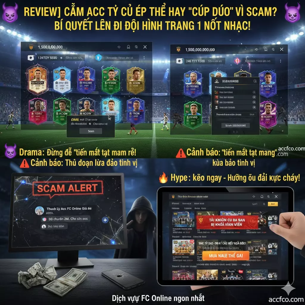 [REVIEW FC ONLINE] CẦM ACC TỶ CỦ ÉP THẺ HAY "CÚP ĐUÔI" VÌ SCAM? BÍ QUYẾT LÊN ĐỜI ĐỘI HÌNH TRONG 1 NỐT NHẠC!