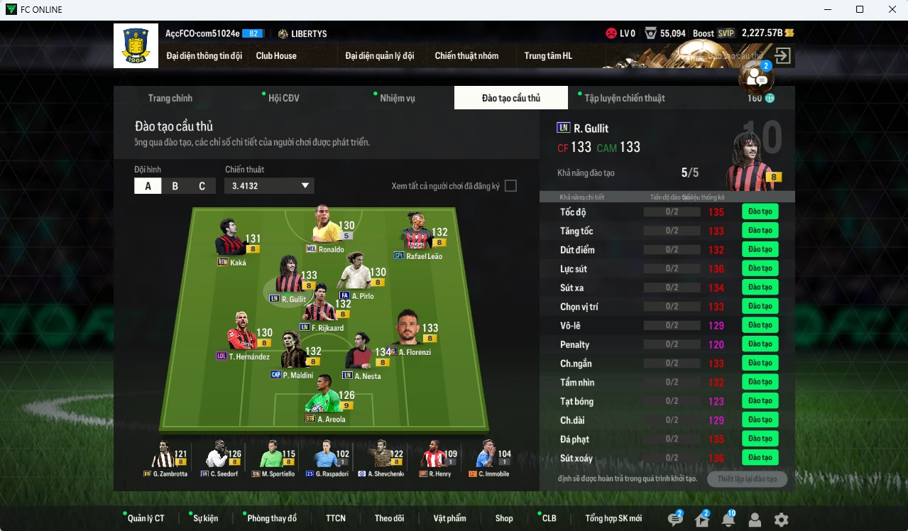 Ảnh AC Milan FULL+8 50.610b dư 2200b có Gullit LN, Ronaldo MDL, Nesta LN, Rijkaard LN, Seedorf LN, Pirlo FA, Kaka RTN, Maldini CAP, Leao SPL, Theo LOL, Florenzi HG