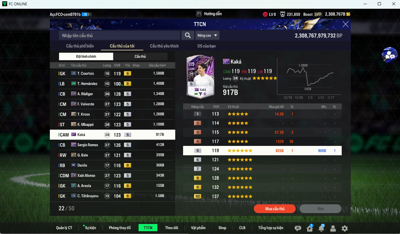 Ảnh Real Madrid 29.350b dư 2300b có CR7 TS24, Beckham CU, Zidane JVA, Vini CU, Essien LN, Bellingham CU, Rudiger CU, Valverde CU, Mbappé BLD...