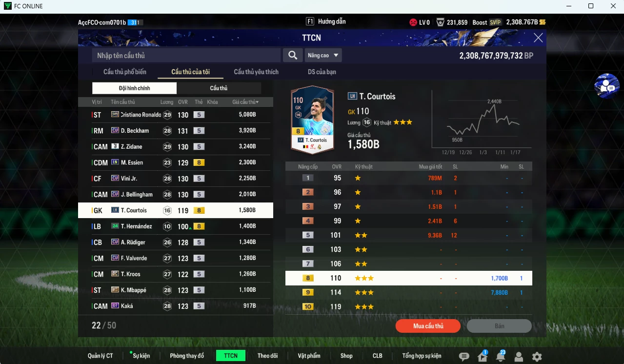 Ảnh Real Madrid 29.350b dư 2300b có CR7 TS24, Beckham CU, Zidane JVA, Vini CU, Essien LN, Bellingham CU, Rudiger CU, Valverde CU, Mbappé BLD...