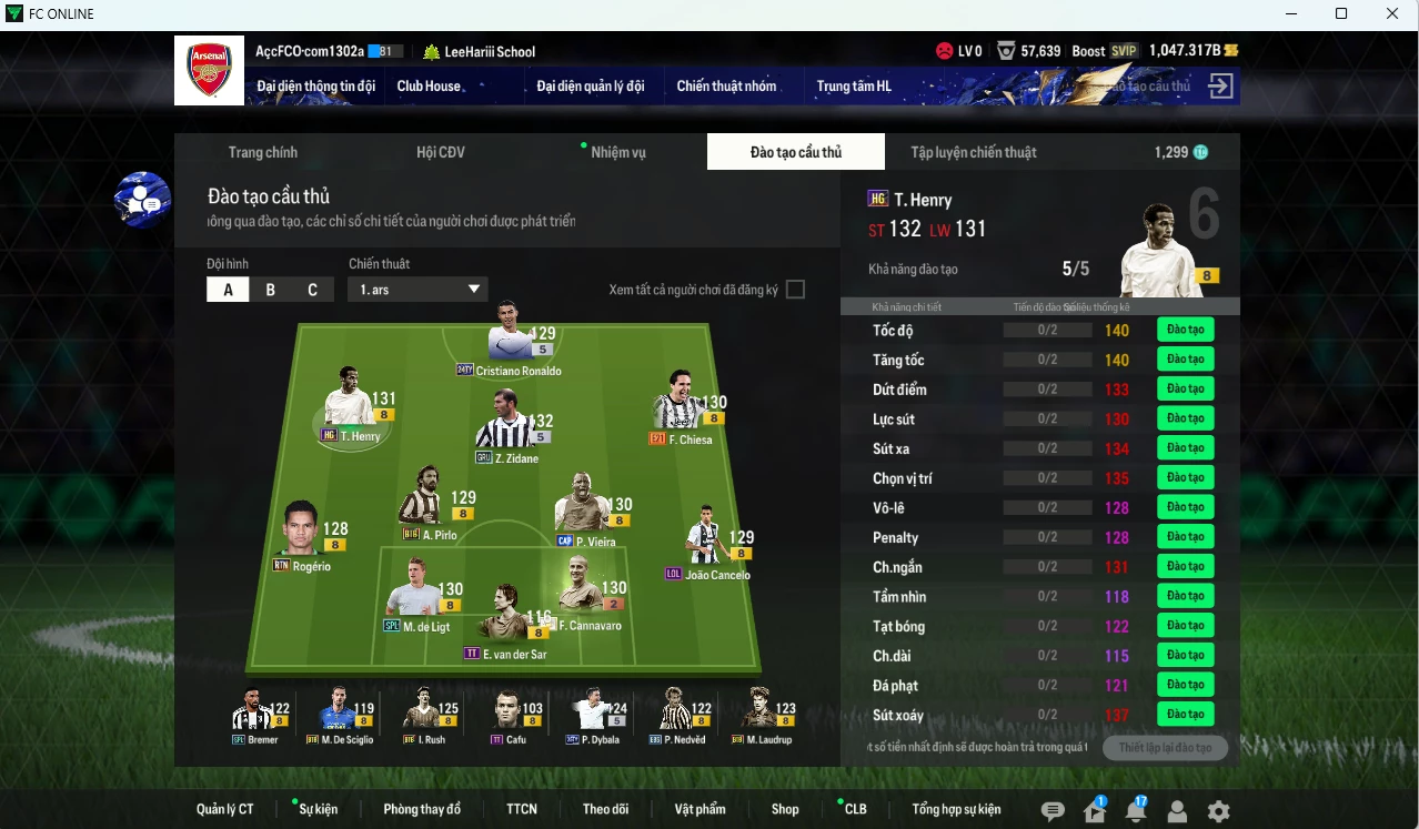 Ảnh [ACC Rẻ🔥] Juventus 40.220b dư 1000b có Cannavaro ITM+2, Zidane GRU, CR7 TY24, Henry HG, Rush BTB, Vieira CAP, Pirlo BTB, Chiesa E21, VDS TT, Nedved EBS, Dybala TY25...