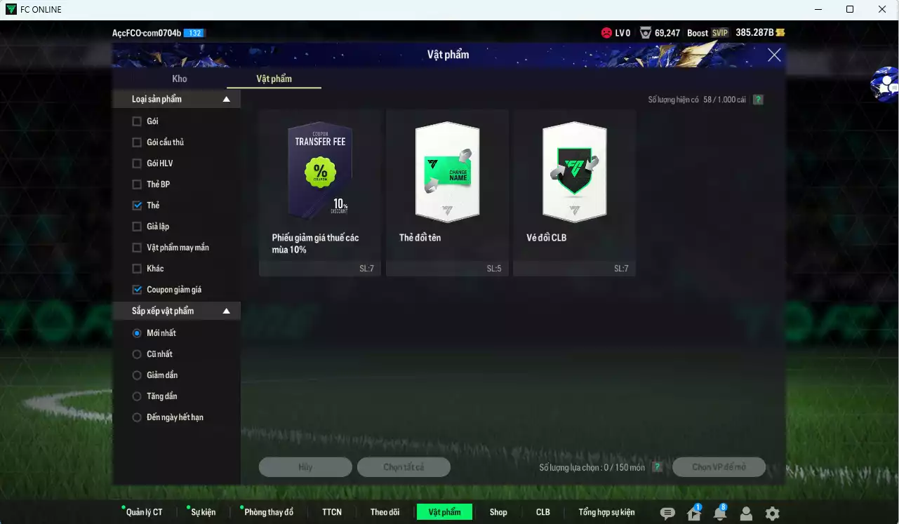 Ảnh [ACC Rẻ🔥] Real Madrid 83.640b có CR7 RTN, Ramos EBS, Bale BTB, Carlos LN, Ronaldo UT, Mbappé UT, Essien LN, Hierro LN, Figo UT, Kaká RTN, Mbappé BTB, Nacho BTB...
