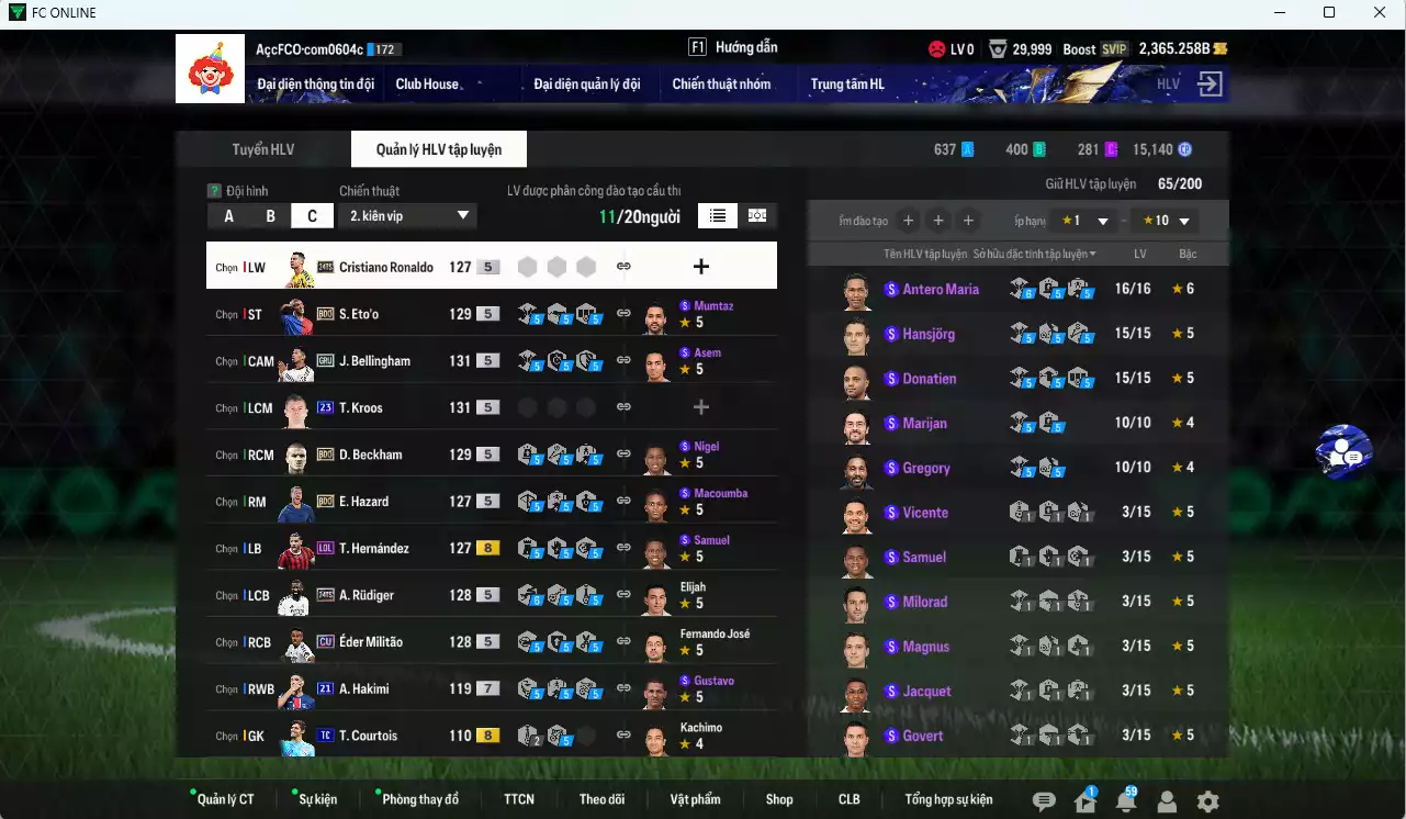 Ảnh Real Madrid 42.140b có Kroos 23UCL, CR7 TS24, Rudiger TS24, Valverde TS24, Bellingham GRU, Figo CU, Beckham BDO, Eto BDO... dư 2300b. Còn nhiều SVIP, CP GIẢM THUẾ