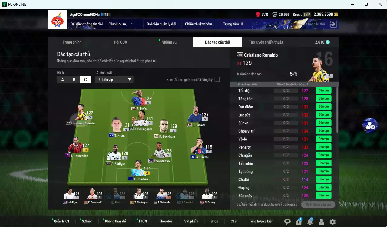 Ảnh Real Madrid 42.140b có Kroos 23UCL, CR7 TS24, Rudiger TS24, Valverde TS24, Bellingham GRU, Figo CU, Beckham BDO, Eto BDO... dư 2300b. Còn nhiều SVIP, CP GIẢM THUẾ