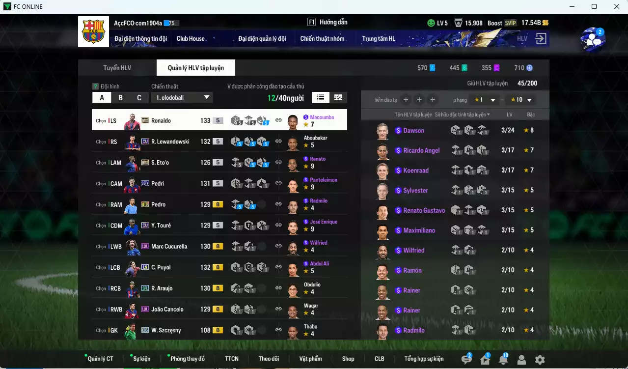 Ảnh Barcelona 54.920b có Ronaldo BDO, Lewandowski CU, Puyol LN, Pedri TY25, Touré CU, Pedro BTB, Eto BDO, Araujo SPL, Cancelo LOL, Cruyff EBS