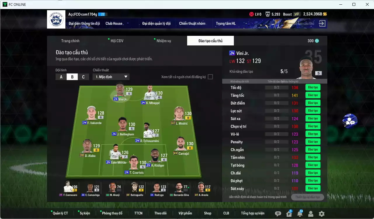 Ảnh Real Madrid 24UCL 56.010b dư 2500b có Militao+7, Vini, Mbappé, Courtois, Tchouaméni +7, Valverde+6, Bellingham, Rudiger +6, Rodrygo+6 vs Modric, Alaba, Carvajal, Butra BTB