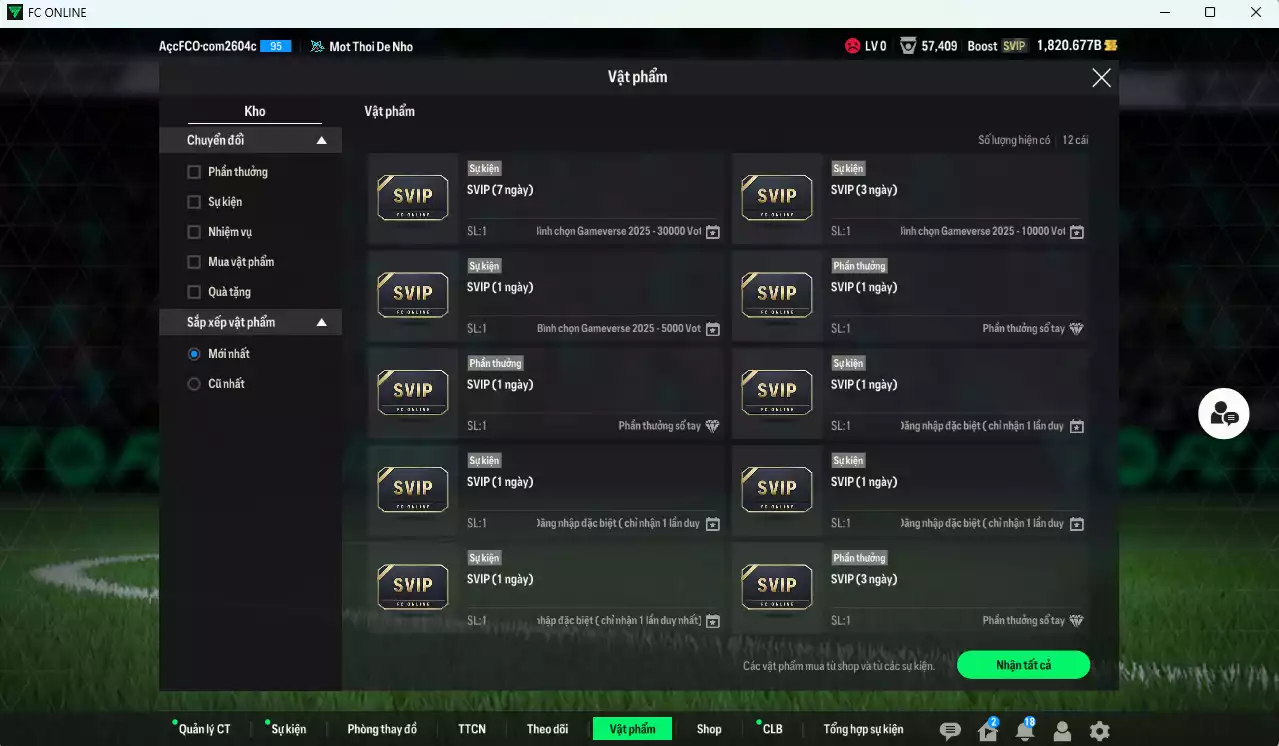 Ảnh [ACC Đẹp, Rẻ🔥] AC Milan 500.700b có Crespo ITM+5, Maldini HG, Beckham HG, Gullit RTN, Calhanoglu TY25+6, Pulisic TY25+6, Rijkaard HG, Theo TY25... dư 1800b. HLV Xịn