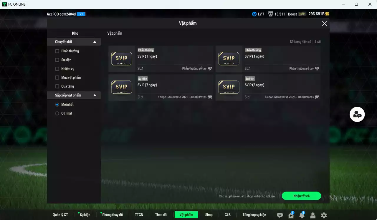 Ảnh [ACC Rẻ🔥] AC Milan 49.470b có Sheva BDO, Kaká BDO, Pirlo BDO, Nesta CU, Pulisic TY25, Walker E21, Maldini BDO, Rijkaard BTB