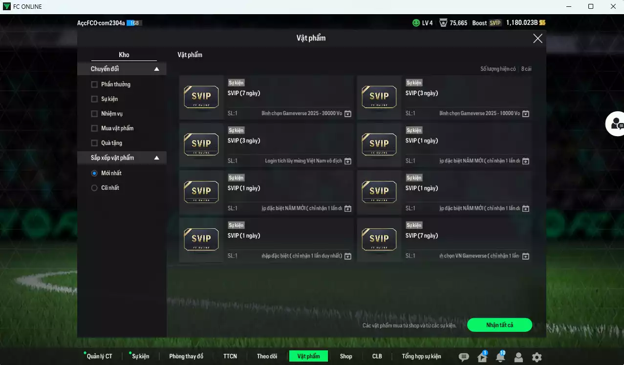 Ảnh Chelsea 151.000b có Drogba CC, Gullit CFA, Rudiger BLD, Desailly LN, A. Cole CC, James SPL, Nkunku SPL, Mudryk 23NG, Pulisic TY25, J. Cole LN, Pedro FA, Tomori SPL, Lavia 23NG, Sterling SPL... dư 1100b. HLV Xịn