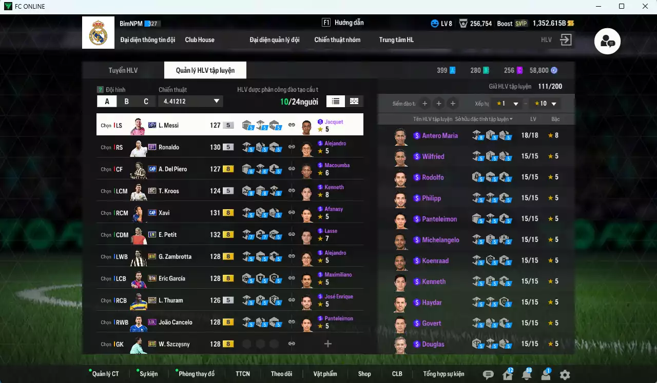 Ảnh Quốc Dân 29.570b dư 1300b có Del Piero CAP, Petit LN, Ronaldo UT, Messi TY25, Xavi CAP... HLV Xịn