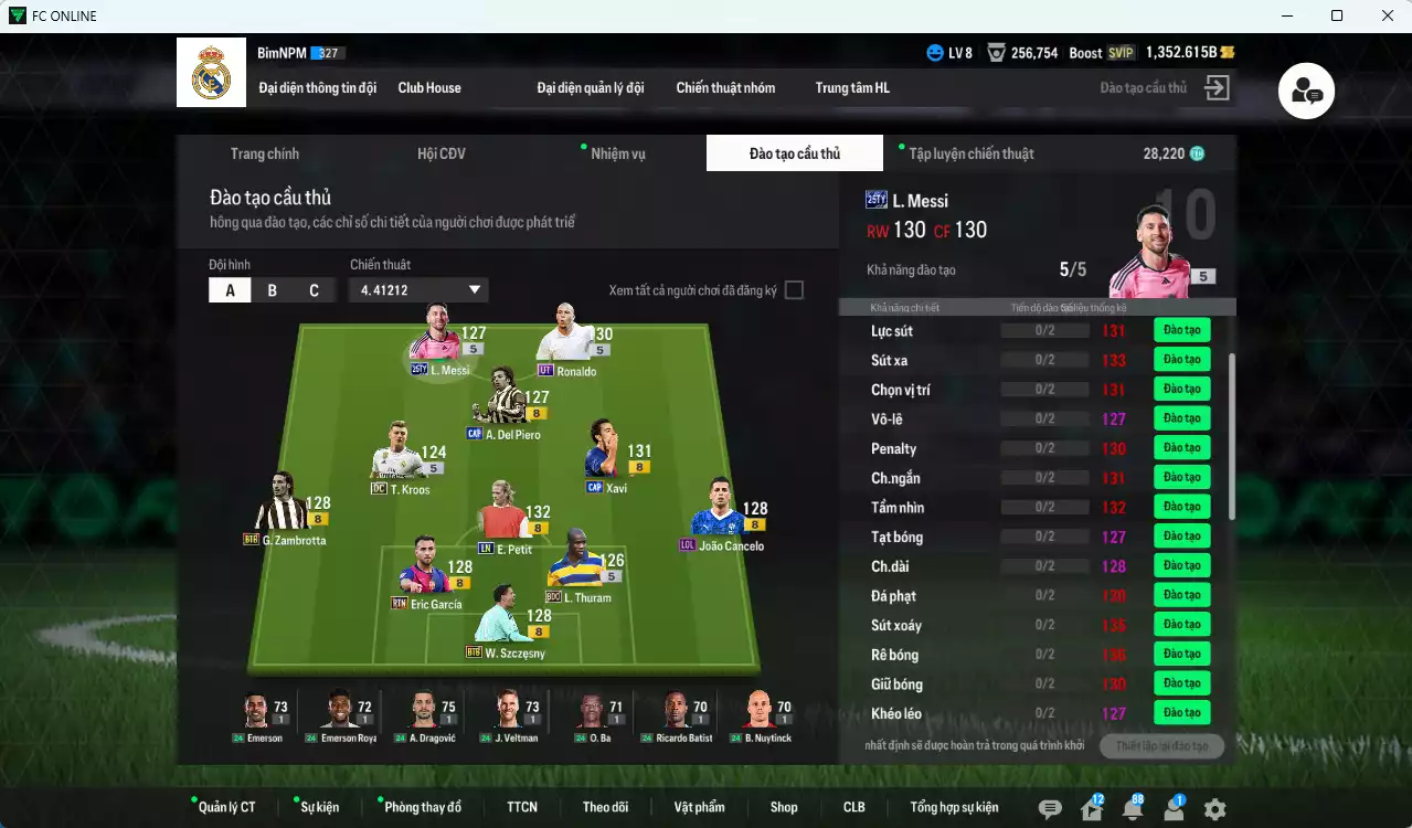 Ảnh Quốc Dân 29.570b dư 1300b có Del Piero CAP, Petit LN, Ronaldo UT, Messi TY25, Xavi CAP... HLV Xịn