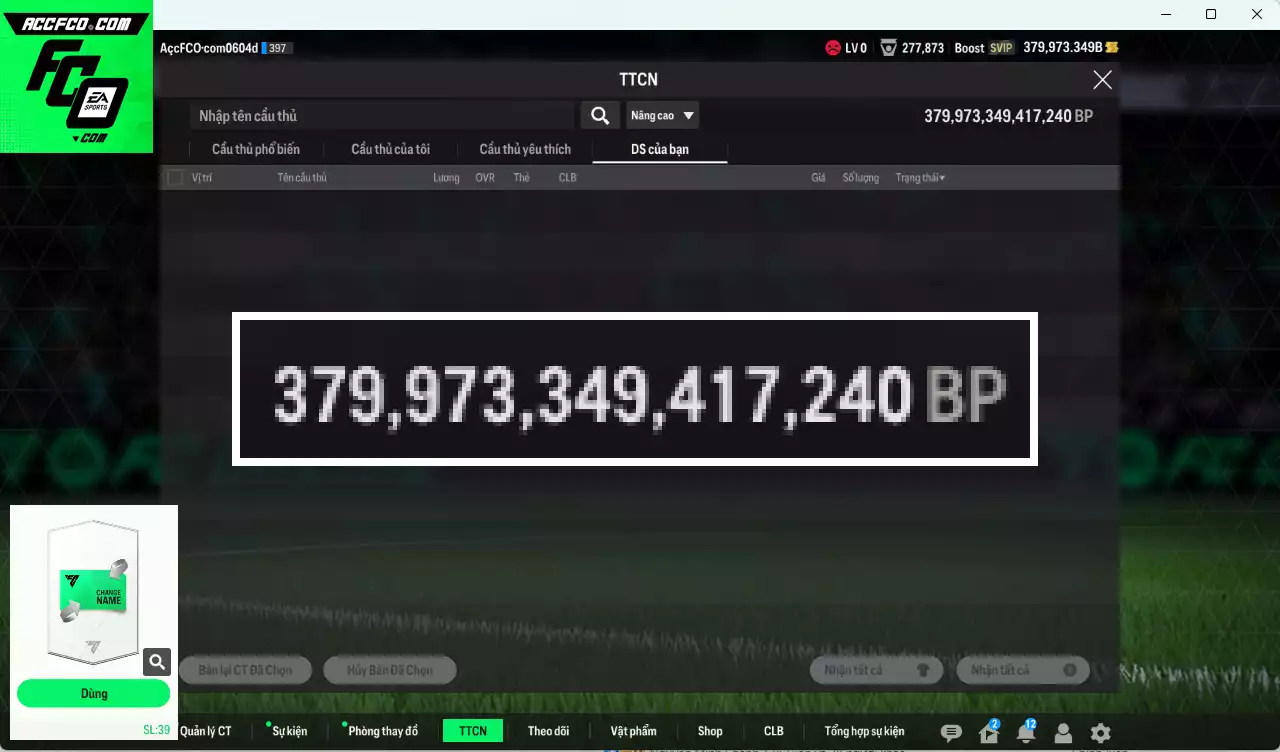 [ACC Rẻ🔥] ACC 379973b trắng. HLV Xịn