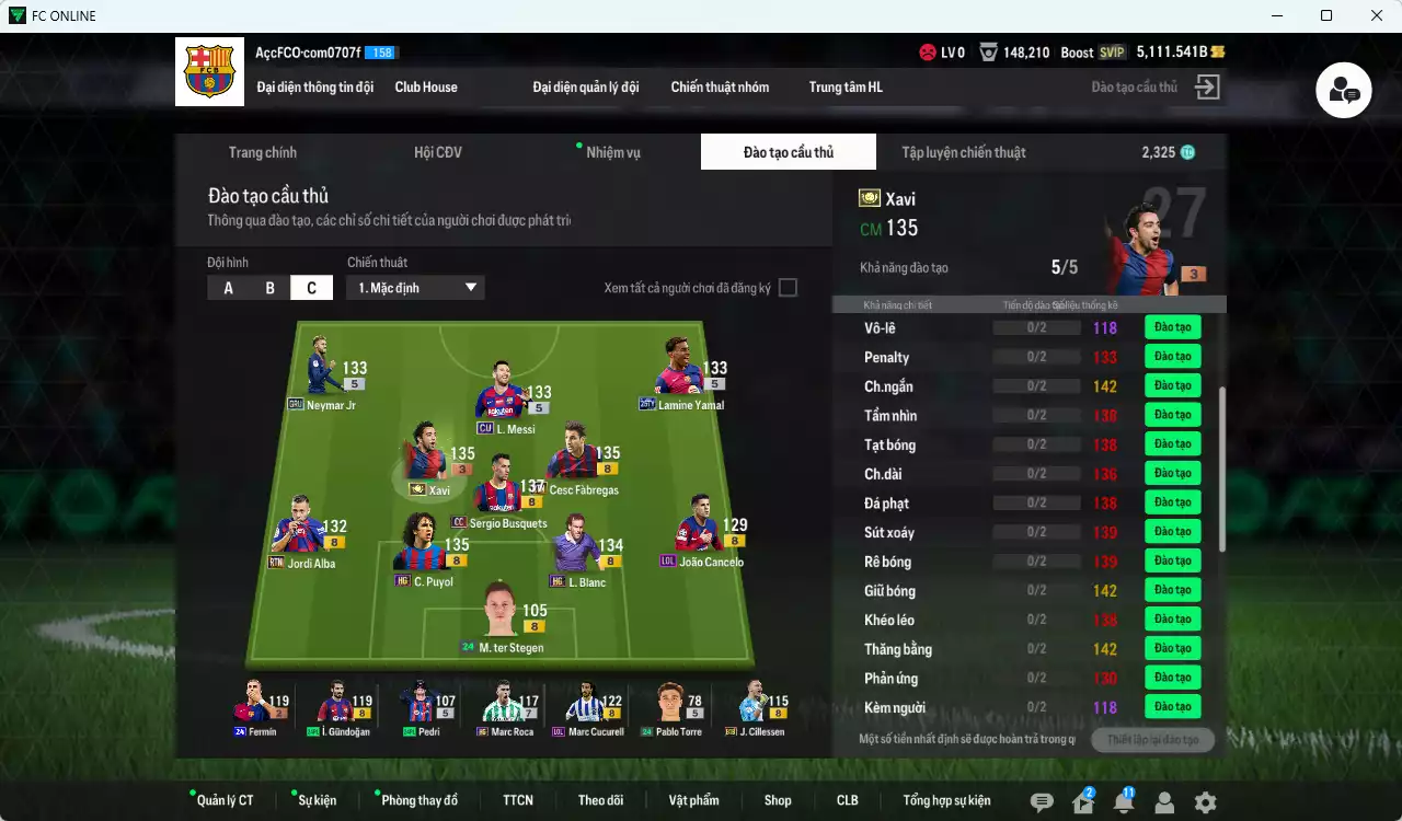 Ảnh Barcelona 275.490b dư 5000b có Xavi ITM+3, Busquets CC, Fàbregas RTN, Puyol HG, Neymar GRU, Yamal 25TY, Messi CU, Blanc HG... Còn nhiều CP GIẢM THUẾ