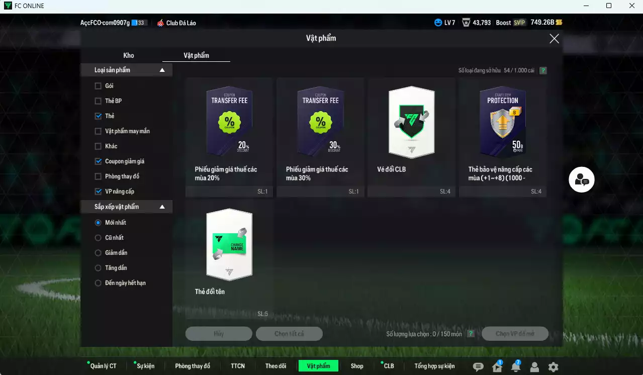 Ảnh [ACC Rẻ🔥] Full mùa LN+8 109.060b có Drogba, Torres, Lahm, Scholes, Verón, Cole, Puyol, Stam, Cech, Gattuso, Park Ji Sung LN+8