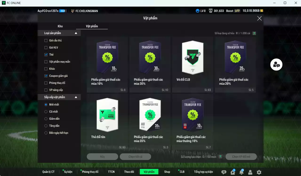 Ảnh [ACC Rẻ🔥] Juventus 3.078.570b dư 10.500b có Kaká ITM+5, Del Piero DC, Baggio ITM+2, Henry CC, Maldini CC, Pirlo CC, Lúcio CC, Beckham HG, Vieira CC, Gullit ICON... Còn nhiều SVIP, HLV Xịn, VIP BK Tháng 7