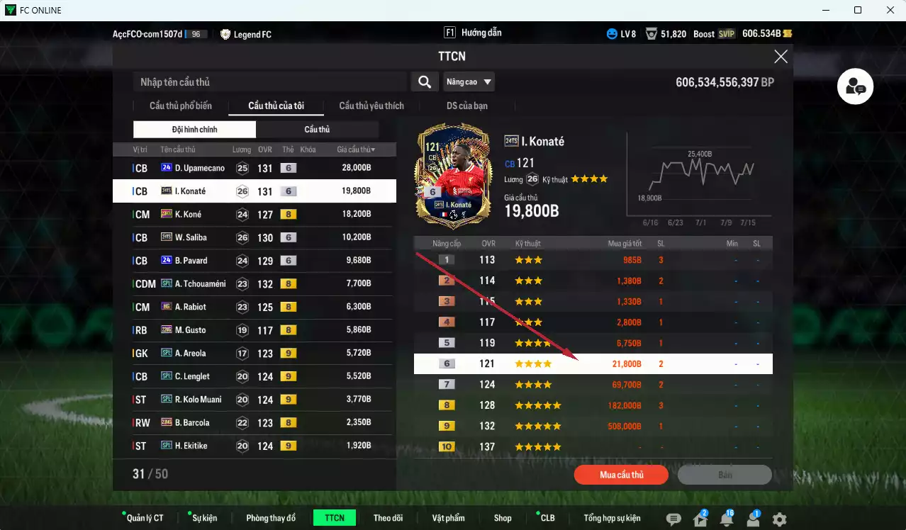 Ảnh [Nhiều CT fix BP] Pháp 1.327.230b có Doué 24UCL, Pogba RTN, Griezmann CC, Mbappé 24TY, Cherki 25TS, Theo LOL+9, O. Dembele 24UCL+6, Thuram 24UCL, Koundé 24UCL+6, Olise 23HW... Còn nhiều CP GIẢM THUẾ