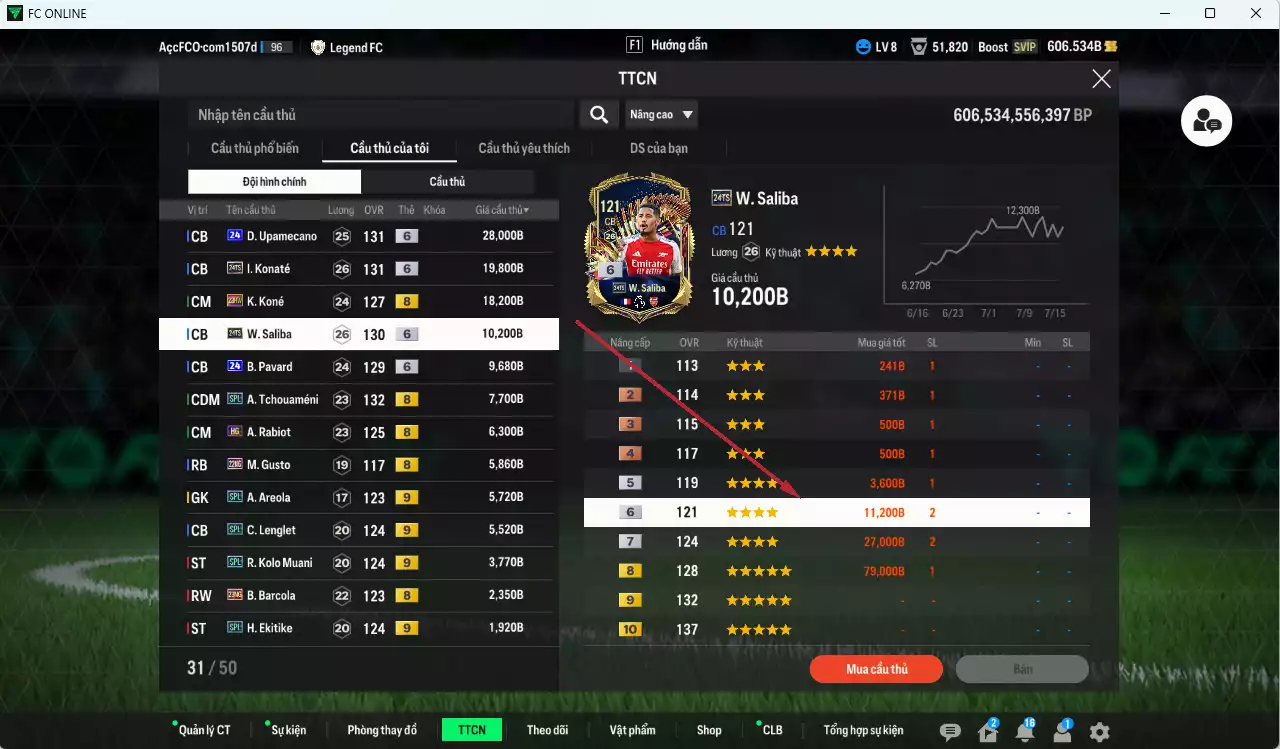 Ảnh [Nhiều CT fix BP] Pháp 1.327.230b có Doué 24UCL, Pogba RTN, Griezmann CC, Mbappé 24TY, Cherki 25TS, Theo LOL+9, O. Dembele 24UCL+6, Thuram 24UCL, Koundé 24UCL+6, Olise 23HW... Còn nhiều CP GIẢM THUẾ