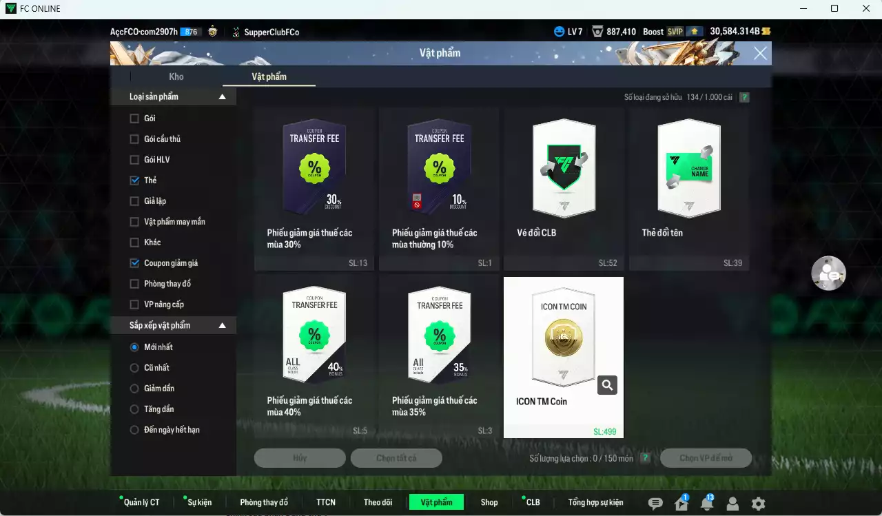 Ảnh [ACC Rẻ🔥] Full Mùa ITM+5 mix ICON+5 706.200b dư 30.500b có Crespo ITM+5, Desailly ITM+5, Zambrotta ITM+5, Zola ITM+5, Futre ITM+5, Eusébio ICON+6, Nedved ICON+6, Matthaus ICON, Maldini ICON, Rijkaard ICON... Còn nhiều CP GIẢM THUẾ, HLV Xịn