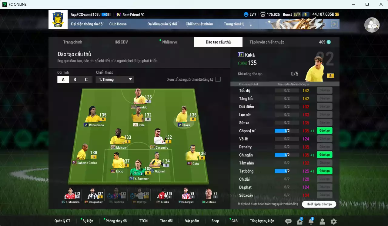 Ảnh Brazil mix Real Madrid 1.016.160b dư 44.100b có Ronaldo BDO+6, Lúcio CC, Maicon BDO, Gabriel 25TS, Kaká LN, Pelé ICON+6, Carlos CC, Ronaldinho LN, Cafu CC, Casemiro BTB, Carvajal DC(bù) . HLV Xịn