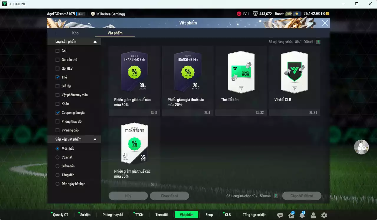 Ảnh [ACC Rẻ🔥] Juventus 1.741.960b dư 25.100b có Del Piero ITM+5, Henry ITM+4, CR7 BLD, Maldini HG, Nedved LN, Vieira CC, Zambrotta ITM+5, Gullit RTN, De Sciglio BTB+9 (bù), Bremer SPL+9(bù), Rogério RTN+9... Đã đào tạo full nhiều cầu thủ, HLV Xịn