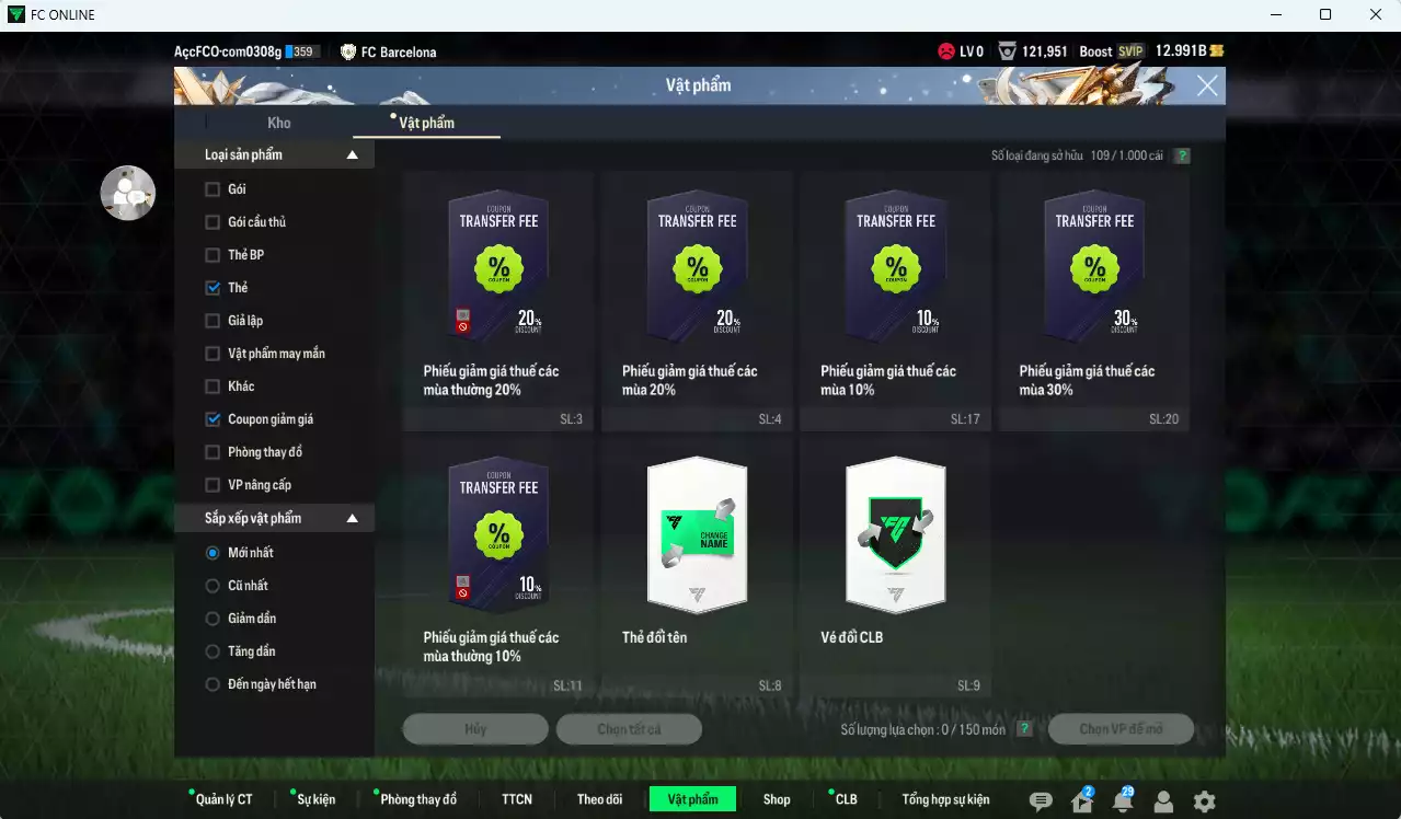 Ảnh [ACC Rẻ🔥] Barcelona 259.230b có Messi BLD, Pedri 24UCL, Ronaldo BDO, Figo BDO, Blanc HG, Cáceres CC, Zambrotta EBS... Dư 41.000 TC, HLV Xịn
