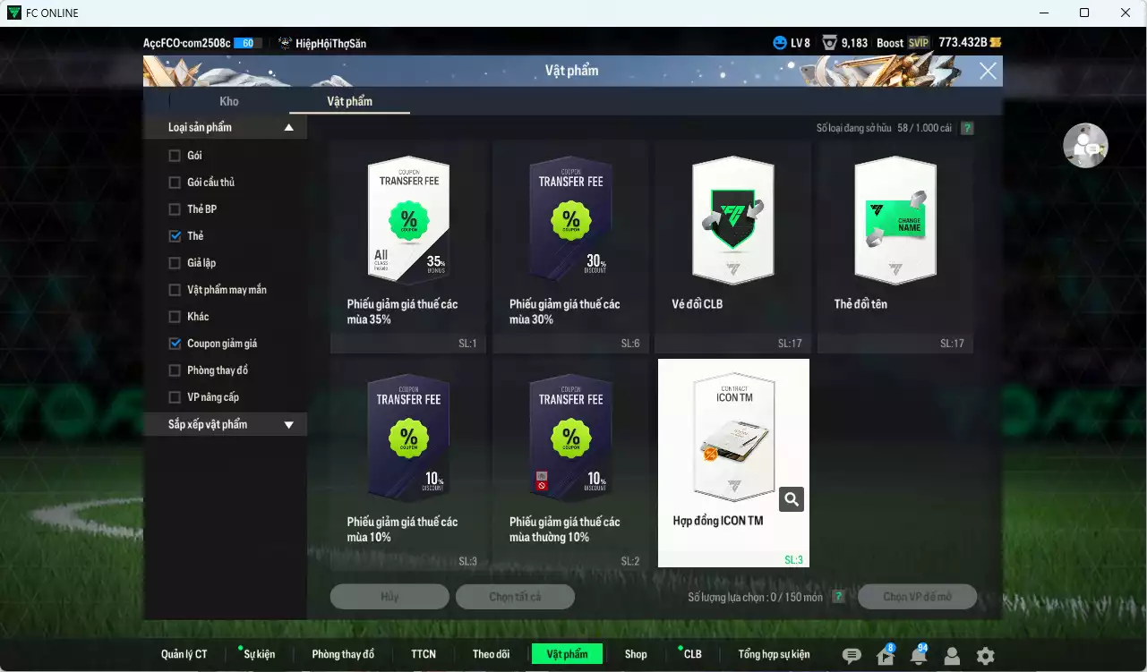 Ảnh Full ICON+6 1.095.320b có Gullit, Ronaldo, Pelé, Beckham, Maldini, Nesta, Kaká... ICON+6