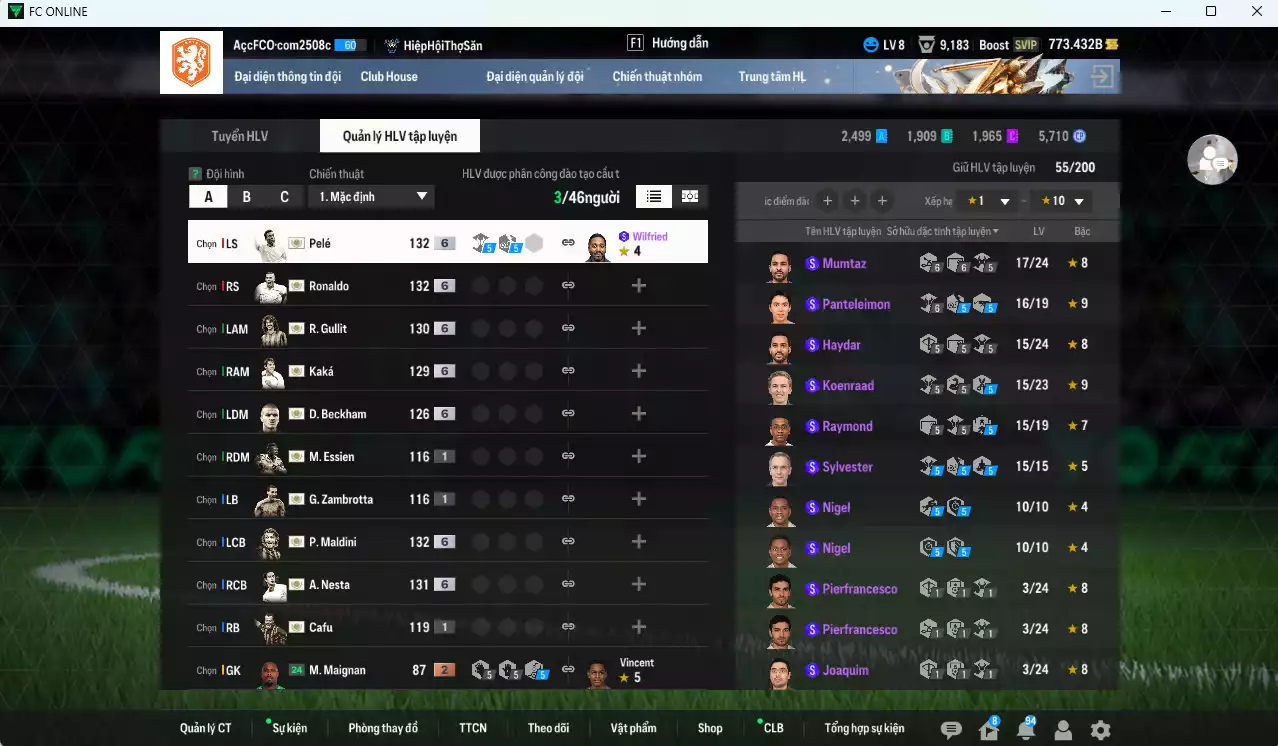 Ảnh Full ICON+6 1.095.320b có Gullit, Ronaldo, Pelé, Beckham, Maldini, Nesta, Kaká... ICON+6