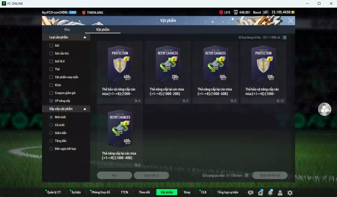 Ảnh Arsenal 2.141.280b dư 23.100b có Henry ITM+5, Bergkamp DC, Petit ITM+5, Vieira CC, Wright ITM+5, Campbell ITM+5, Pirès ITM+5, Xhaka 23HW, Suker ITM+5, Ljungberg ITM+5, White 23HW... Đã đào tạo full nhiều cầu thủ, HLV Xịn