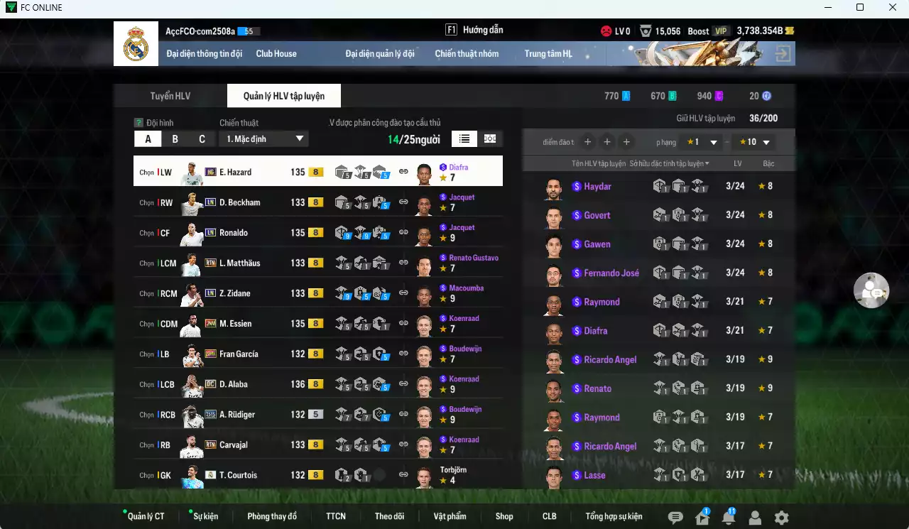 Ảnh Real Madrid 1.148.050b có Ronaldo LN, Zidane LN, Essien JNM, Alaba DC, Matthaus RTN, Hazard HG, Beckham LN, Rudiger 25TS, Carvajal RTN, Courtois RMA...