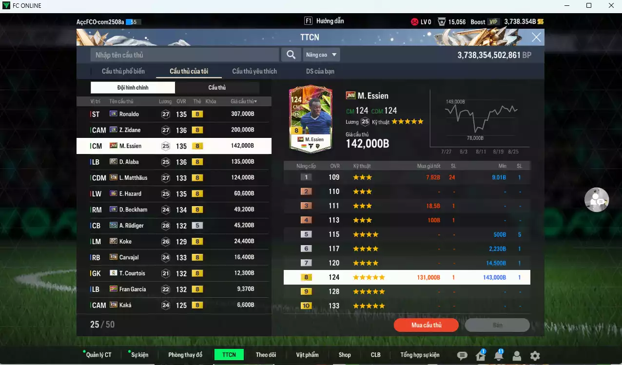 Ảnh Real Madrid 1.148.050b có Ronaldo LN, Zidane LN, Essien JNM, Alaba DC, Matthaus RTN, Hazard HG, Beckham LN, Rudiger 25TS, Carvajal RTN, Courtois RMA...
