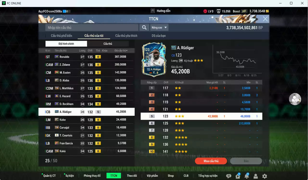 Ảnh Real Madrid 1.148.050b có Ronaldo LN, Zidane LN, Essien JNM, Alaba DC, Matthaus RTN, Hazard HG, Beckham LN, Rudiger 25TS, Carvajal RTN, Courtois RMA...