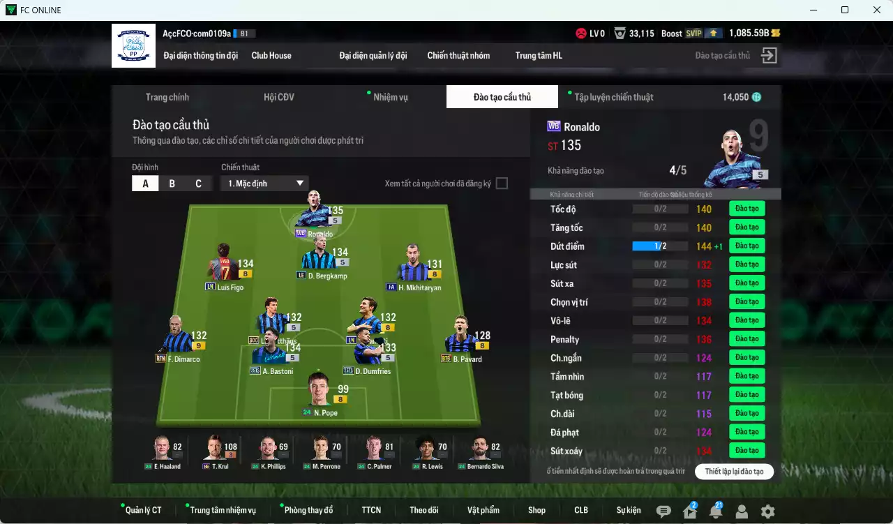 Ảnh Inter Milan 537.720b có Ronaldo WB, Bastoni 25TS, Dumfries 25TS, Bergkamp LE, Figo LN, Matthaus BDO, Mkhitaryan FA, Dimarco RTN+9...  Còn nhiều CP GIẢM THUẾ
