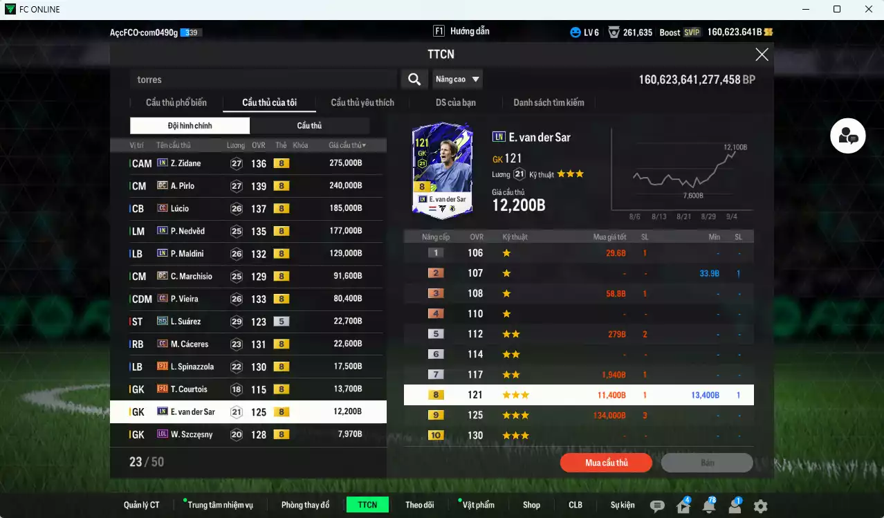 Ảnh [Dư nhiều BP, ACC Rẻ🔥] Juventus 2.156.790b dư 160.000b có CR7 BLD+6, Del Piero DC, Zidane LN, Pirlo DC, Lúcio CC, Nedved LN, Maldini LN, Marchisio DC, Vieira CC... Dư 36.000 TC, HLV Xịn