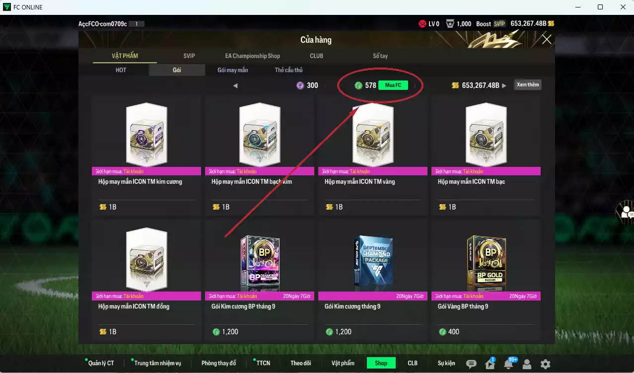 Ảnh [Tặng 570FC, ACC Rẻ🔥] ACC 653267b trắng, có thẻ đổi tên, còn 3 HĐ ITM