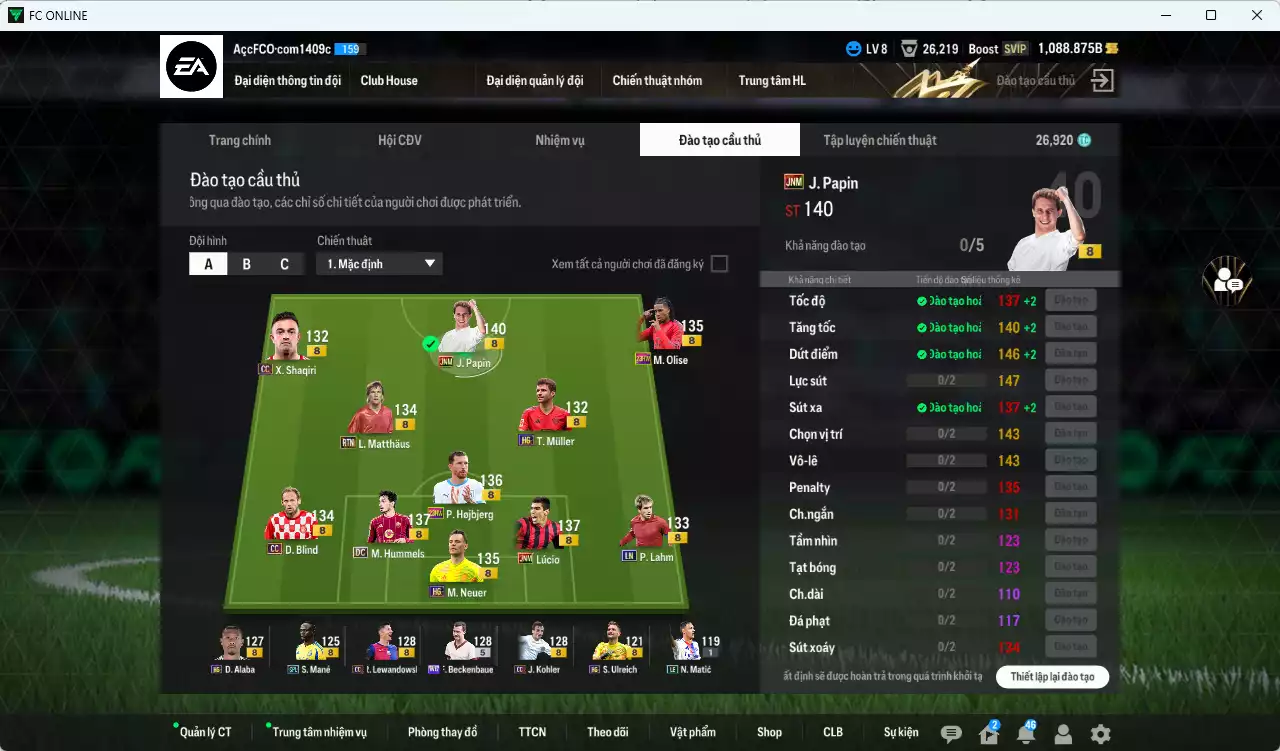 Ảnh Bayern Munich 943.630b có Matthaus RTN, Papin JNM, Lúcio JNM, Muller HG, Beckenbauer WB, Hummels DC, Lewandowski CC, Olise 23HW, Kohler CC, Hojbjerg 23HW, Alaba HG, Neuer HG... VIP BK Tháng 9,10, Dư 26.000 TC