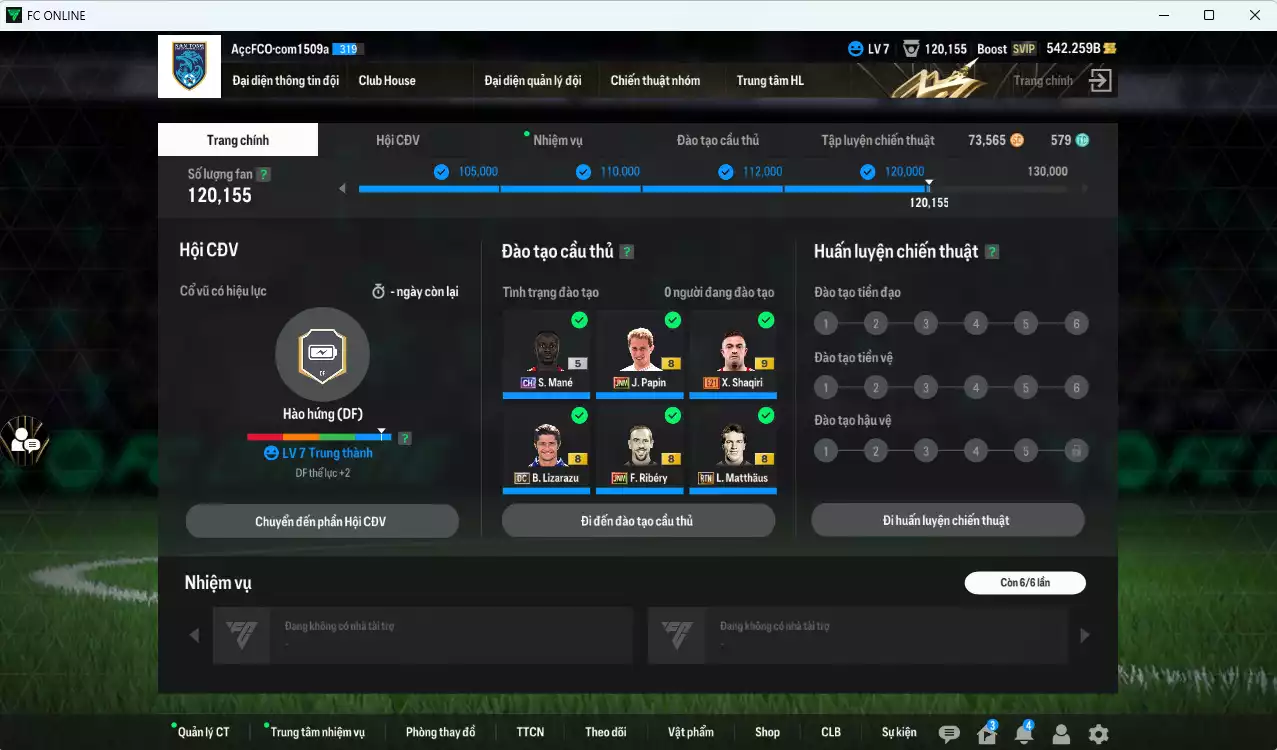 Ảnh Bayern Munich 1.574.690b có Beckenbauer CH, Papin JNM, Matthaus RTN, Shaqiri E21+9 (bù), M. Tel 23NG+9 (bù), Alaba DC, Kim Min Jae 25TS, Ribéry JNM, Perisic CC, Mané CH, Lahm HG, Rudiger 25TS, Lizarazu DC, Olise 23HW... Rank TĐ đầu mùa, Đã đào tạo full nhiều cầu thủ