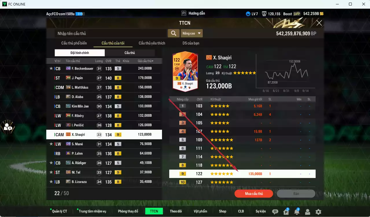 Ảnh Bayern Munich 1.574.690b có Beckenbauer CH, Papin JNM, Matthaus RTN, Shaqiri E21+9 (bù), M. Tel 23NG+9 (bù), Alaba DC, Kim Min Jae 25TS, Ribéry JNM, Perisic CC, Mané CH, Lahm HG, Rudiger 25TS, Lizarazu DC, Olise 23HW... Rank TĐ đầu mùa, Đã đào tạo full nhiều cầu thủ