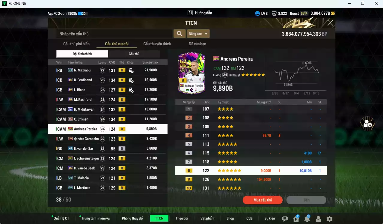 Ảnh Man Utd. 338.880b có CR7 CU, Beckham LN, Matthaus BDO, Best ITM khóa, Shaw E21,  Mazraoui SPL, Ferdinand HG, Blanc HG, Rashford HG, Mkhitaryan FA, Eriksen CC... Còn nhiều CP GIẢM THUẾ