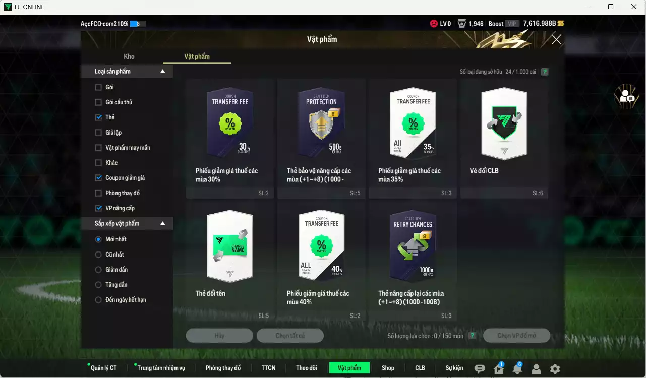 Ảnh [ACC Rẻ🔥] AC Milan 382.180b có Gullit CH, Sheva No.7, Kaká BDO+6, Basten WB, Calhanoglu 25TY, Rijkaard RTN, Cafu LN, Baresi LN, Nesta LN, Maldini BTB... Còn nhiều CP GIẢM THUẾ