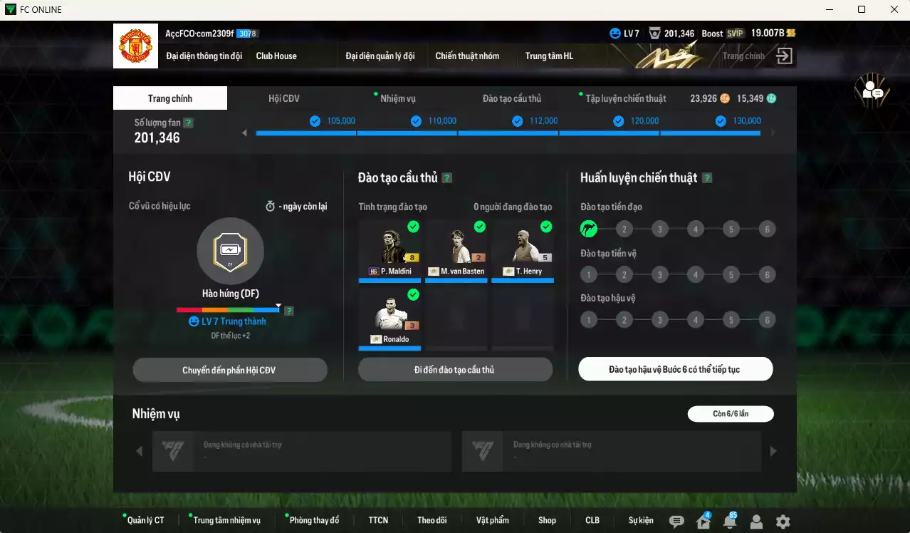 Ảnh [ACC Bổ, ACC Rẻ🔥] AC Milan 5.298.900b có Ronaldo ITM+3, Henry ITM+5, Van Basten ITM+2, Maldini HG, Nedved LN, Vieira CC, Gullit LN, Walker BTB... Đã đào tạo full chỉ số nhiều cầu thủ, HLV Xịn