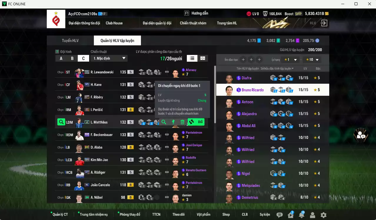 Ảnh [ACC Rẻ🔥] Bayern Munich 755.820b có Lewandowski 25TS, Perisic CC, Matthaus LE, Kane 25TY, Beckenbauer WB, Rudiger 25TY, Kim Min Jae 23TS+6, Alonso DCB, Ribéry No.7, Can LE, Alaba BTB... Còn nhiều CP GIẢM THUẾ, dư 21.000 TC, HLV Xịn