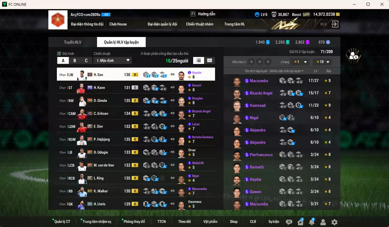 Ảnh [ACC Rẻ🔥] Tottenham 231.850b dư 15.000b có Ginola JNM, Son CC, Hojbjerg 23HW, King DC, Perisic SPL, Kane WB, Walker BTB, Dier DC, Eriksen CC, Udogie 23HW, Van de Ven 23HW...