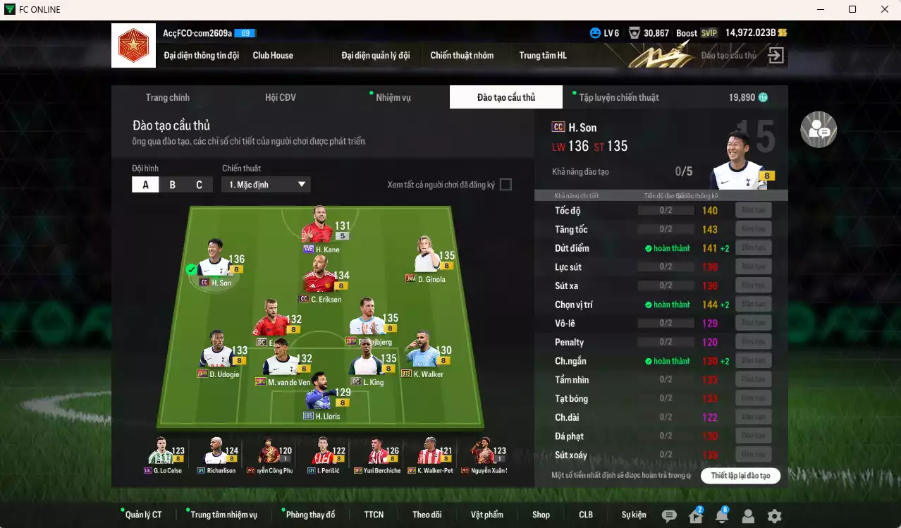 Ảnh [ACC Rẻ🔥] Tottenham 231.850b dư 15.000b có Ginola JNM, Son CC, Hojbjerg 23HW, King DC, Perisic SPL, Kane WB, Walker BTB, Dier DC, Eriksen CC, Udogie 23HW, Van de Ven 23HW...