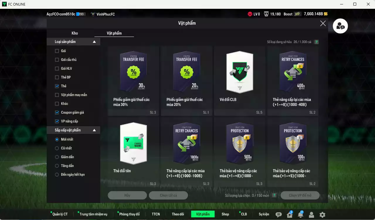 Ảnh [ACC Rẻ🔥] Full mùa 23HW+8 372.950b có F. de Jong, B. Dia, Mac Allister, Joelinton, Barnes, Tete, Orsolini, Gavi, Havertz, Casteels, Van de Ven... 23HW+8