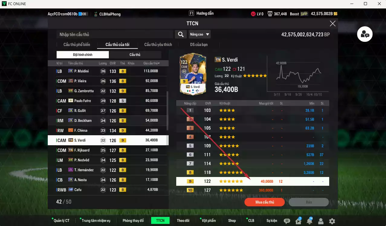 Ảnh [ACC Rẻ🔥] Juventus mix Milan 6.076.650b dư 42.000b có Henry ITM+5, Baggio ITM+5, Pirlo ITM+5, Del Piero ITM+5, Zidane LN, Lúcio CC, Sheva LN, Spinnazolla E21+9, Zambrotta BTB+9, Maldini LN, Vieira CC, Futre ITM+5, Gullit LN, Beckham LN, Chiesa E21+9(bù), Verdi RTN+9(bù)... HLV Xịn