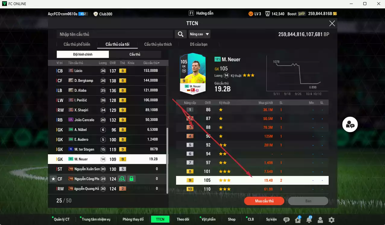 Ảnh Inter mix Bayern 6.365.050b dư 259.000b có Eto ITM+5, Figo ITM+5, Maicon PRM+5, Ronaldo CH, Schweinsteiger ITM+5, Vieira DC, Kane DC, Beckenbauer CH, Matthaus RTN, Crespo ITM+5, Muller DC, Lúcio CC, Bergkamp DC, Alaba DC, Shaqiri CC+9(bù), Perisic CC... Còn nhiều CP GIẢM THUẾ, Đào tạo full chỉ số nhiều CT, dư 51.000TC, HLV Xịn