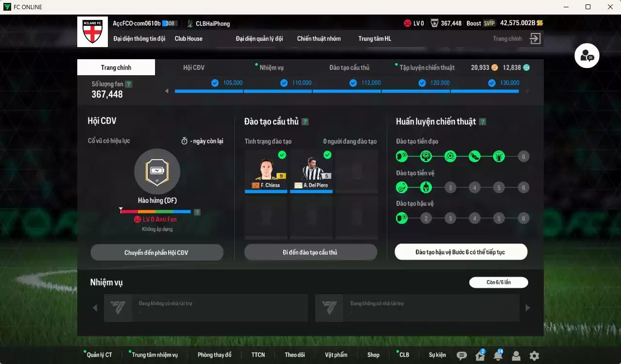 Ảnh [ACC Rẻ🔥] Juventus mix Milan 6.076.650b dư 42.000b có Henry ITM+5, Baggio ITM+5, Pirlo ITM+5, Del Piero ITM+5, Zidane LN, Lúcio CC, Sheva LN, Spinnazolla E21+9, Zambrotta BTB+9, Maldini LN, Vieira CC, Futre ITM+5, Gullit LN, Beckham LN, Chiesa E21+9(bù), Verdi RTN+9(bù)... HLV Xịn