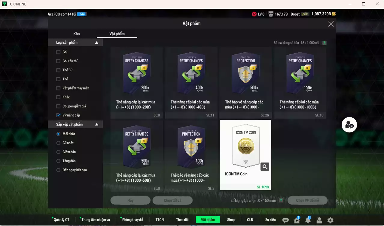 Ảnh Chelsea 1.137.260b có Sheva No7+6, Pedro WS, Zola ITM+5, Lampard CC, Tomori 23HW, Pulisic 25TS, Rudiger 25TS, Saúl DC, De Bruyne 24TY, James SPL... Đã full nữa bảng đào tạo CT, dư 26.000TC, HLV Xịn